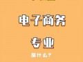 电子商务什么专业，电子商务什么专业适合女生