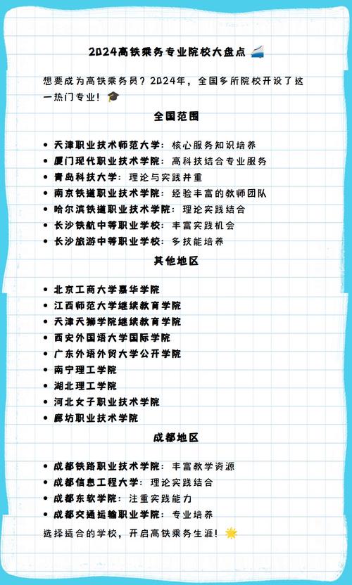 高铁高铁乘务学校-高铁乘务学院有哪些？-第5张图片-职教招生网